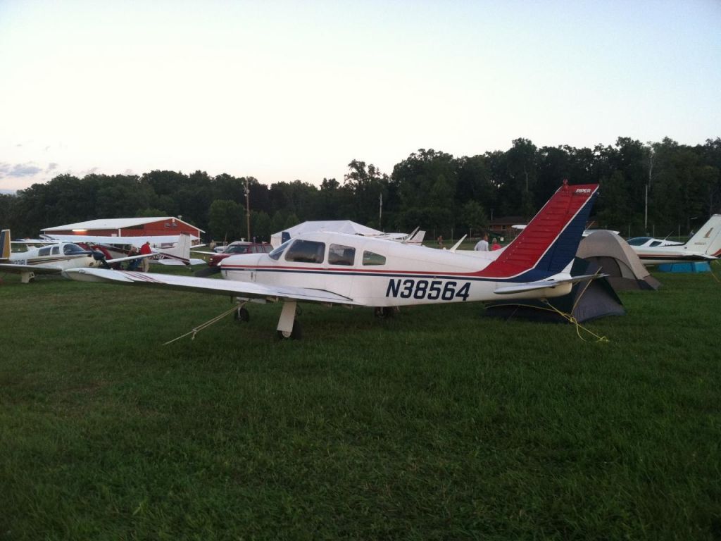 Piper Cherokee (N38564) - Camping at Oshkosh 2013