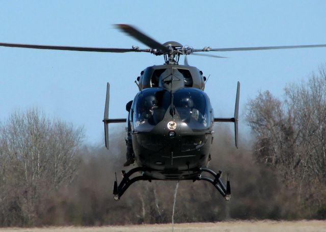 KAWASAKI EC-145 (07-2009) - A UH-72 Lakota (Eurocopter EC145) landing at DTN on the way back to Fort Polk, Louisiana.