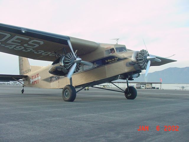 N750RW — - Tri Motor Ford (Bushmaster)