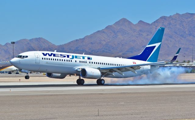 Boeing 737-800 (C-GWBU) - C-GWBU Westjet 2014 Boeing 737-8CT(WL) - cn 39075 / ln 4970 - Las Vegas - McCarran International Airport (LAS / KLAS)br /USA - Nevada August 8, 2014br /Photo: Tomás Del Coro