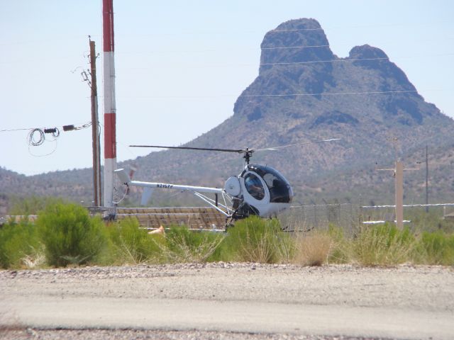 — — - NOTE VULTURE PEAK IN THE BACKGROUND