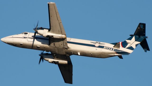 Beechcraft 1900 (N113AX) - ACE Air Cargo AER146/KO146 to Anchorage (PANC/ANC) climbs out of runway 29. It had previously arrived from Iliamna (PAIL/ILI)br /Reg: N113AXbr /MSN: UC-41br /Type: Beech 1900C--B190--BEHbr /Photo date: 11-18-24br /Upload date: 11-21-24