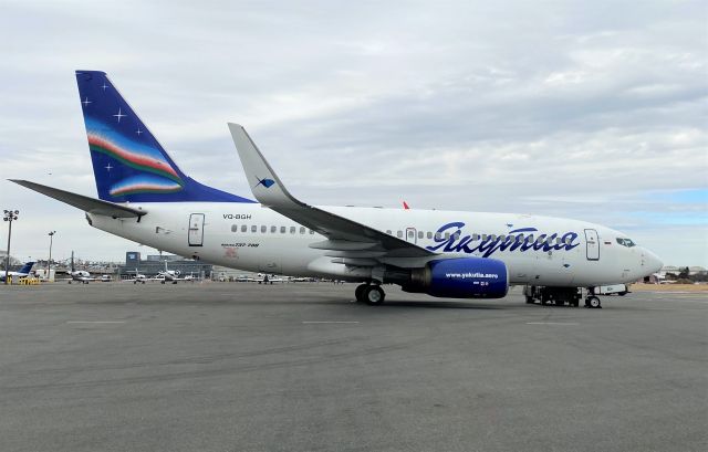 Boeing 737-700 (VQ-BGH) - Yukatia B737-700 02/24/22 @ KBOS Logan on the Signature Ramp