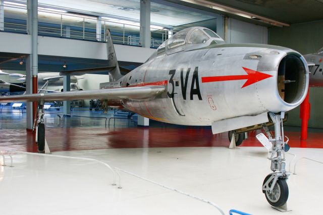 N3VA — - Republic F-84F Thunderstreak, Air & Space Museum Paris-Le Bourget (LFPB)