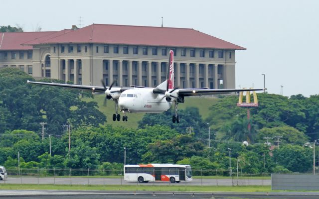 Fokker Maritime Enforcer (HP-1606PST) - Air Panama F50 landing on Rwy 01.