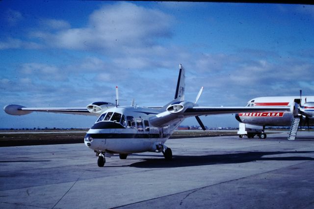 Cirrus SR-20 (VH-FSC) - Piaggio 166 at Essendon, circa 1968