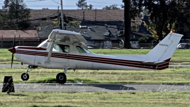 Cessna 152 (N49434) - Locally-based Cessna 152 landing at Reid Hillview.