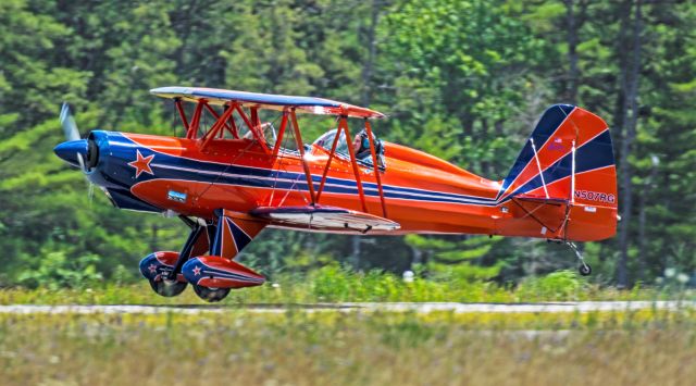 STOLP SA-300 Starduster Too (N507RG) - Stolp Starduster touching down at Plymouth.