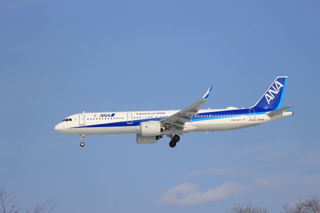 Airbus A321neo (JA147A) - January 2nd 2022:HND-HKD.