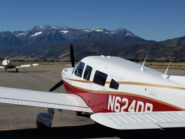 Piper Saratoga (N624DP) - Piper Saratoga N624DP - PA-32-301T - at Heber City, Utah, ready for a trip over to Park City