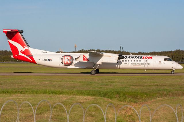 de Havilland Dash 8-400 (VH-LQM) - QANTASLINKs recognise livery