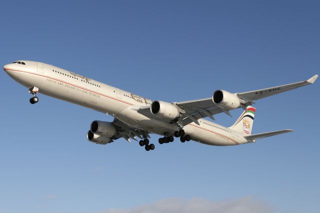 Airbus A340-600 (A6-EHE) - January 3, 2009 - arrived Toronto