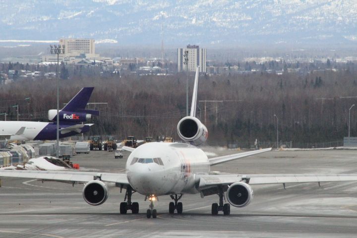Boeing MD-11 — - Taxiing to Runway 33