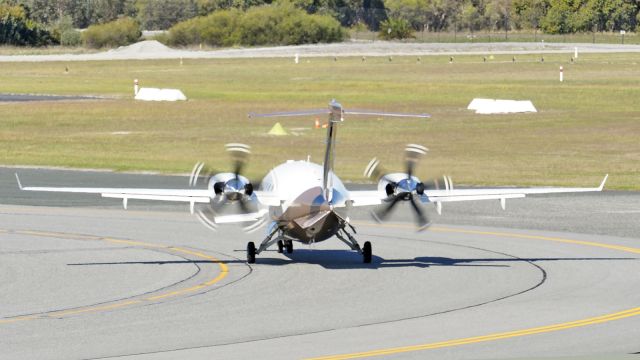 Piaggio P.180 Avanti (N61WC) - Piaggio P180 EVO. N61WC heading for runway 03 YPPH 310719