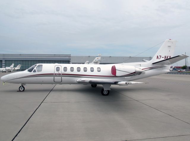 Cessna Citation V (A7-AKA) - At Vienna, Austria