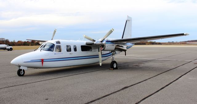 Rockwell Turbo Commander 690 (N3869F) - A Rockwell Turbo Commander 690A on the ramp at Huntsville Executive Airport, Meridianville, AL - November 22, 2016.