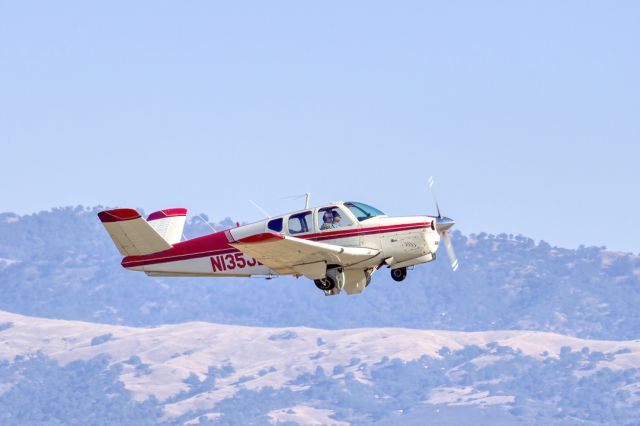 Beechcraft 35 Bonanza (N135JL) - Beech G35 Bonanza departs Livermore Municipal Airport (CA). July 2021.