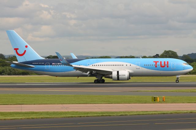 BOEING 767-300 (G-OBYG) - Runway Visitor Park, Manchester UK, Wednesday 07/06/17