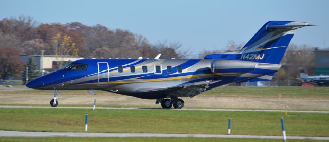 Pilatus PC-24 (N42MJ) - Gorgeous PC-24 departing on a breezy and brisk morning