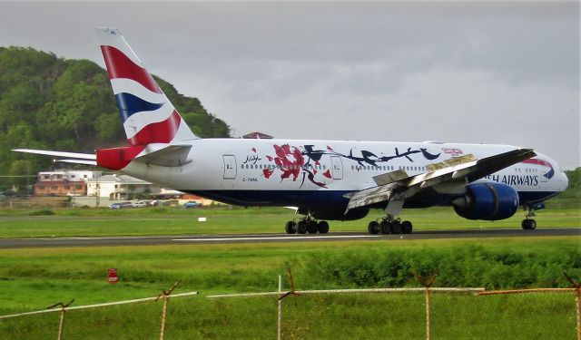 Boeing 777-200 (G-YMML)