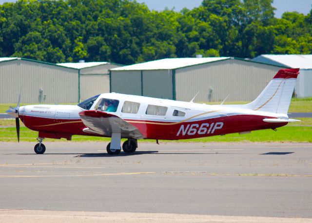 Piper Saratoga (N661P) - At Downtown Shreveport.