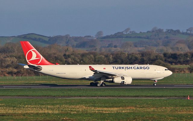 Airbus A330-200 (TC-JDO) - turkish cargo a330-200f tc-jdo after landing at shannon 24/3/17.