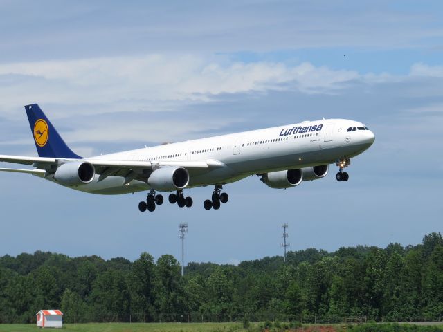 Airbus A340-600 (D-AIHO) - Taken July 6, 2013