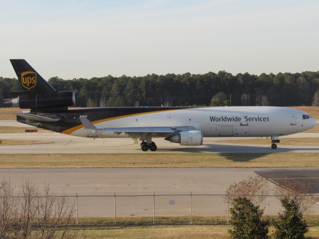 Boeing MD-11 (N256UP) - N256UP returning to the UPS terminal from ??? - December 19, 2018.