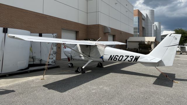 Cessna Skycatcher (N6073W) - 7/18/22 - a/c does not fly. Parked next to some 787 cowlings if you were curious.