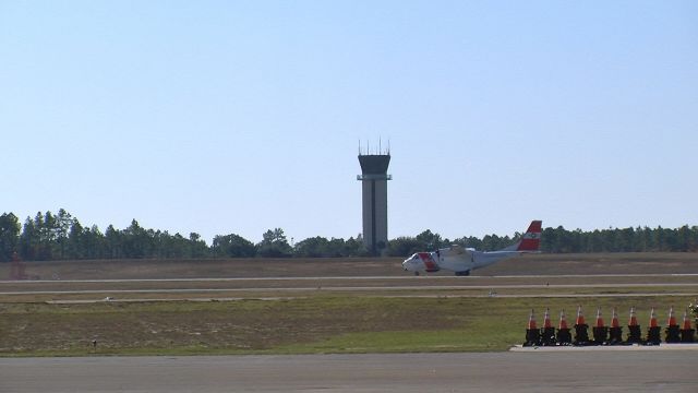 Casa Persuader (CN-235) (N2307) - HC-144 CASA, Ocean Sentry, USCG arrival at KTLH for practice flight for FSU v. VT football game.