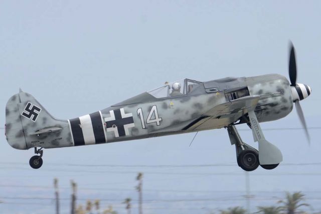 FOUR WINDS 192 (N190RF) - Focke Wulf Flugzeugbau FW 190A-9 N190RF takes offat the Planes of Fame Airshow.