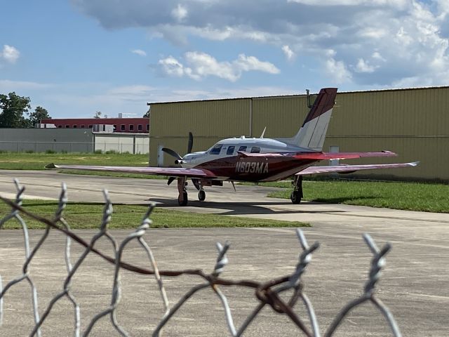 Piper Malibu Meridian (N603MA) - Date Taken: August 7, 2022br /br /Taxiing to its hangar.