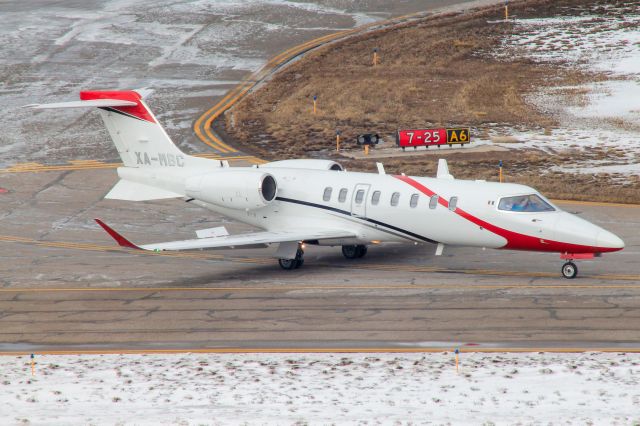 Learjet 45 (XA-MBC) - Aerolineas Ejecutivas 7236 arriving from Mexico most likely. 6 Feb 2021.