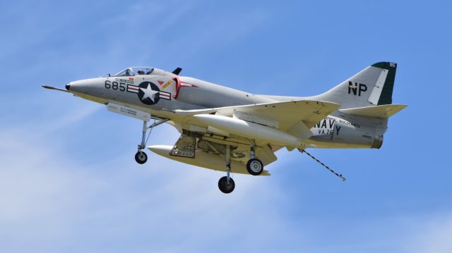 SINGAPORE TA-4 Super Skyhawk (N49WH) - A-4 Skyhawk Dirty Pass at the 2022 Selfridge Air Show - July 10, 2022