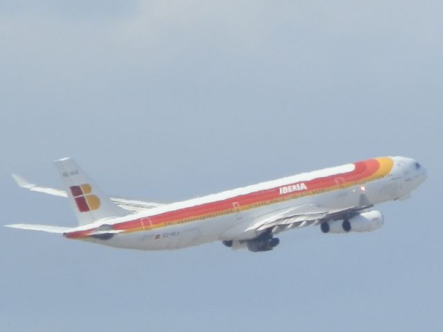 Airbus A340-300 (EC-GLE) - Lifting off to Madrid Barajas LEMD