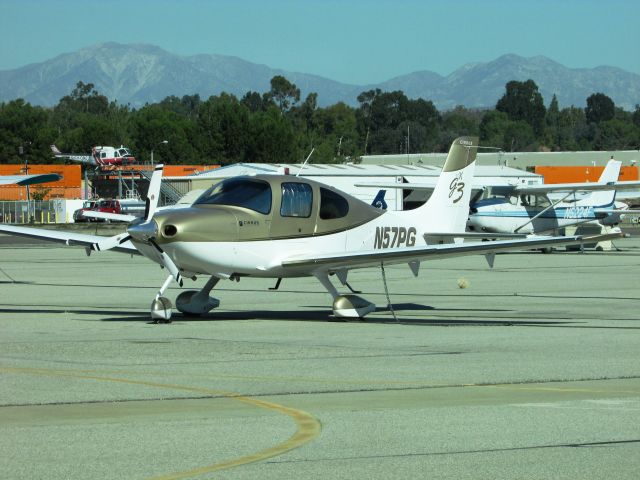 Cirrus SR-22 (N57PG) - Parked at Fullerton