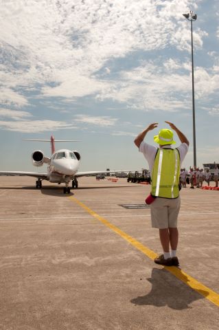 CSOA — - Cessna Special Olympics Airlift 2010 - http://flightaware.com/airlift/ - Airlift and Athletes arriving in Lincoln, Nebrasks on July 17, 2010.  Photos Courtesy Cessna Aircraft Company