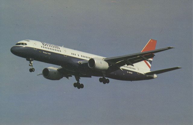 Boeing 757-200 (G-BIKB) - SCANNED FROM POSTCARDbr /BRITISH AIRWAYS