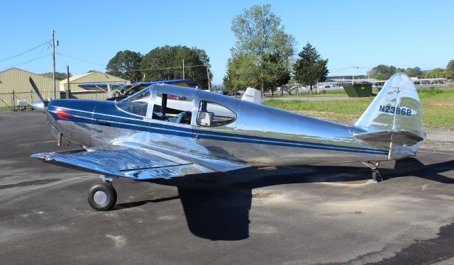 TEMCO Swift (N2386B) - A 1948 model Temco GC-1B at the EAA 683 April Breakfast Fly-In at Joe Starnes Field, Guntersville Municipal Airport, AL - April 8, 2017. 