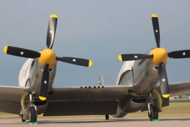 North American Twin Mustang (N887XP) - Twin Mustang at Rest Oshkosh 2019