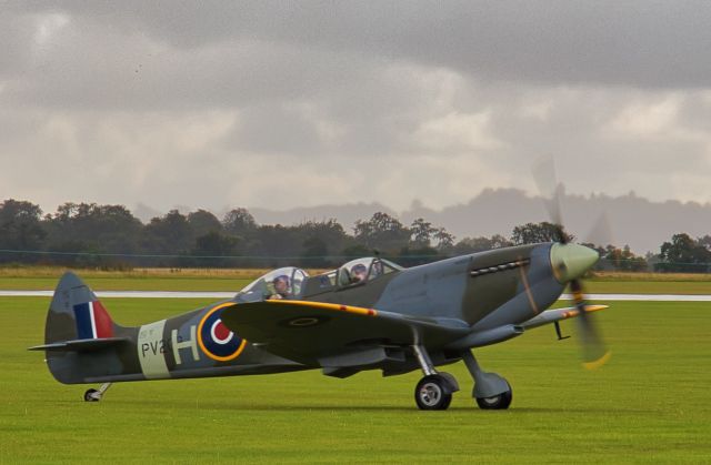 SUPERMARINE Spitfire — - Two seater Spitfire at Duxford, England.