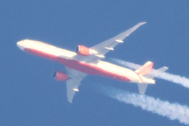 Boeing 777-200 (VT-ALT) - VT-ALT Boeing B-777 337 ER. Air India AI103 De Delhi DEL. Vers Washington IAD. Altitude 10973 Mètres. Vitesse 772 KM/H. Survolant la ville de Lavaltrie QC. Le 11-03-2025 à 07:51.