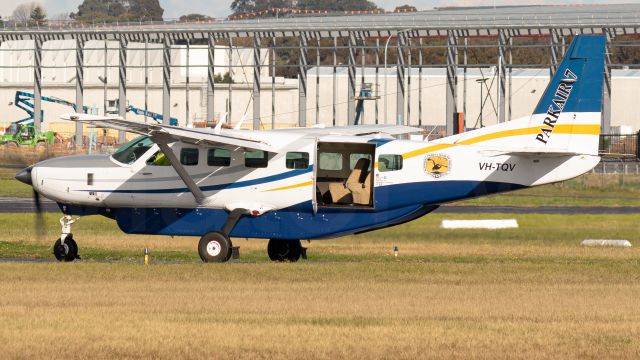 Cessna Caravan (VH-TQV) - Note the missing rear door.