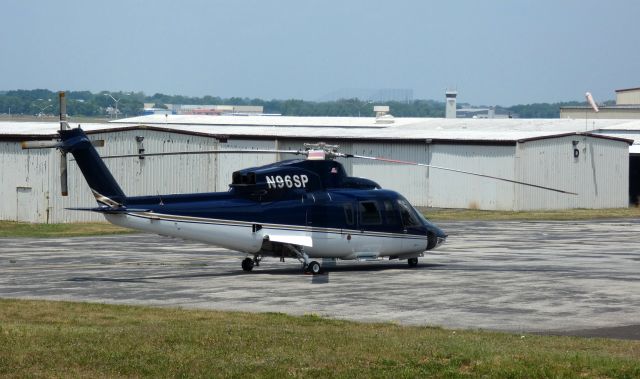 Bell JetRanger (N96SP) - Catching some tarmac time is this 2004 SIkorsky S-76C rotorcraft in the Spring of 2023.