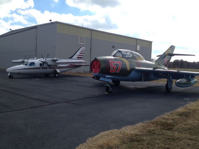 Mitsubishi MU-2 (N219MA) - An interesting neighbor on the ramp in Tuscaloosa, AL.