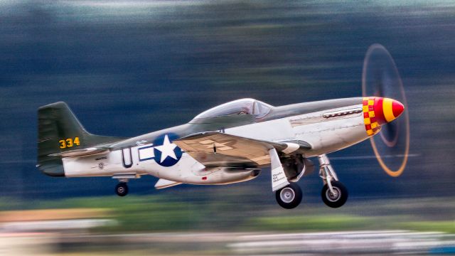 North American P-51 Mustang (N7715C) - Planes of Fame P-51D at Central Coast AirFest Oct 2022 at Santa Maria Public Airport.