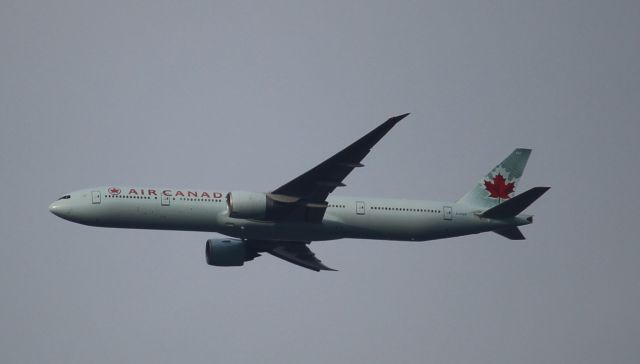 BOEING 777-300 (C-FIVR) - Taken from the Bessarion subway stop, Toronto, ON Canada