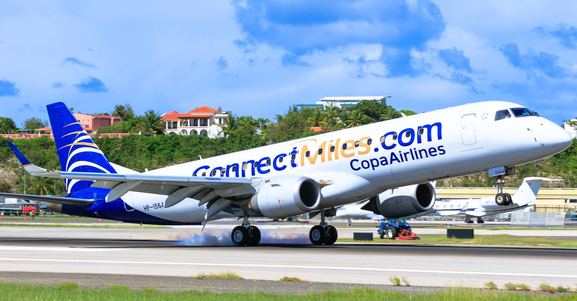 Boeing 737-700 (HP-1564CMP) - Copa HP-1564CMP landing at TNCM