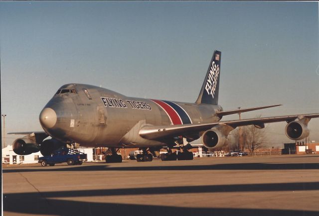 Boeing 747-200 (N810FT) - Scanned from print. 1989.