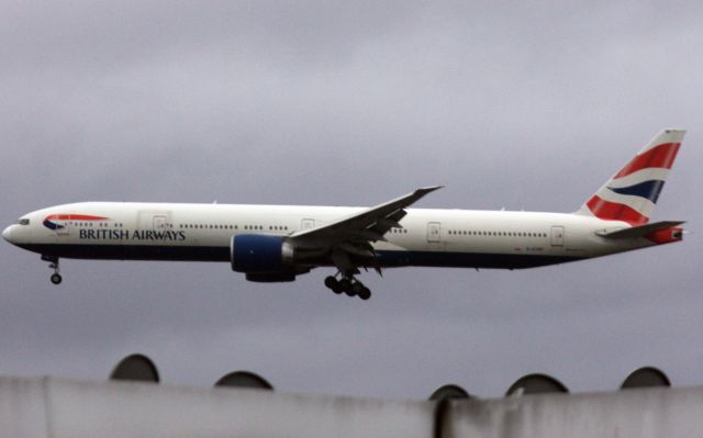 BOEING 777-300ER (G-STBF) - British Airways arrival with Prince William and Princess Kate aboard for their visit to Boston.